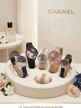 Olivia Burton London Hydrangeas Black Watch